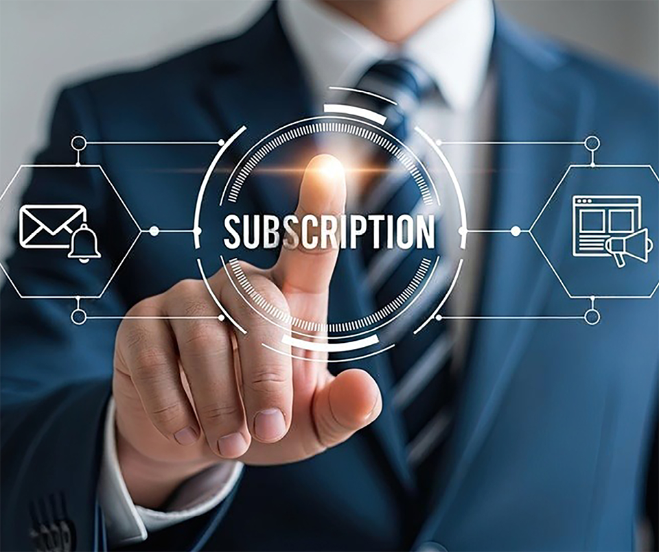 A member using the syndication platform